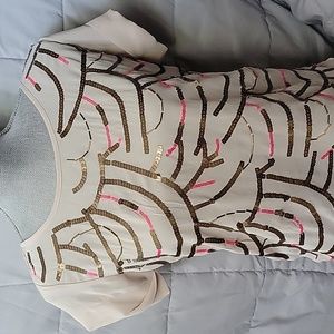 Material girl beaded top xs